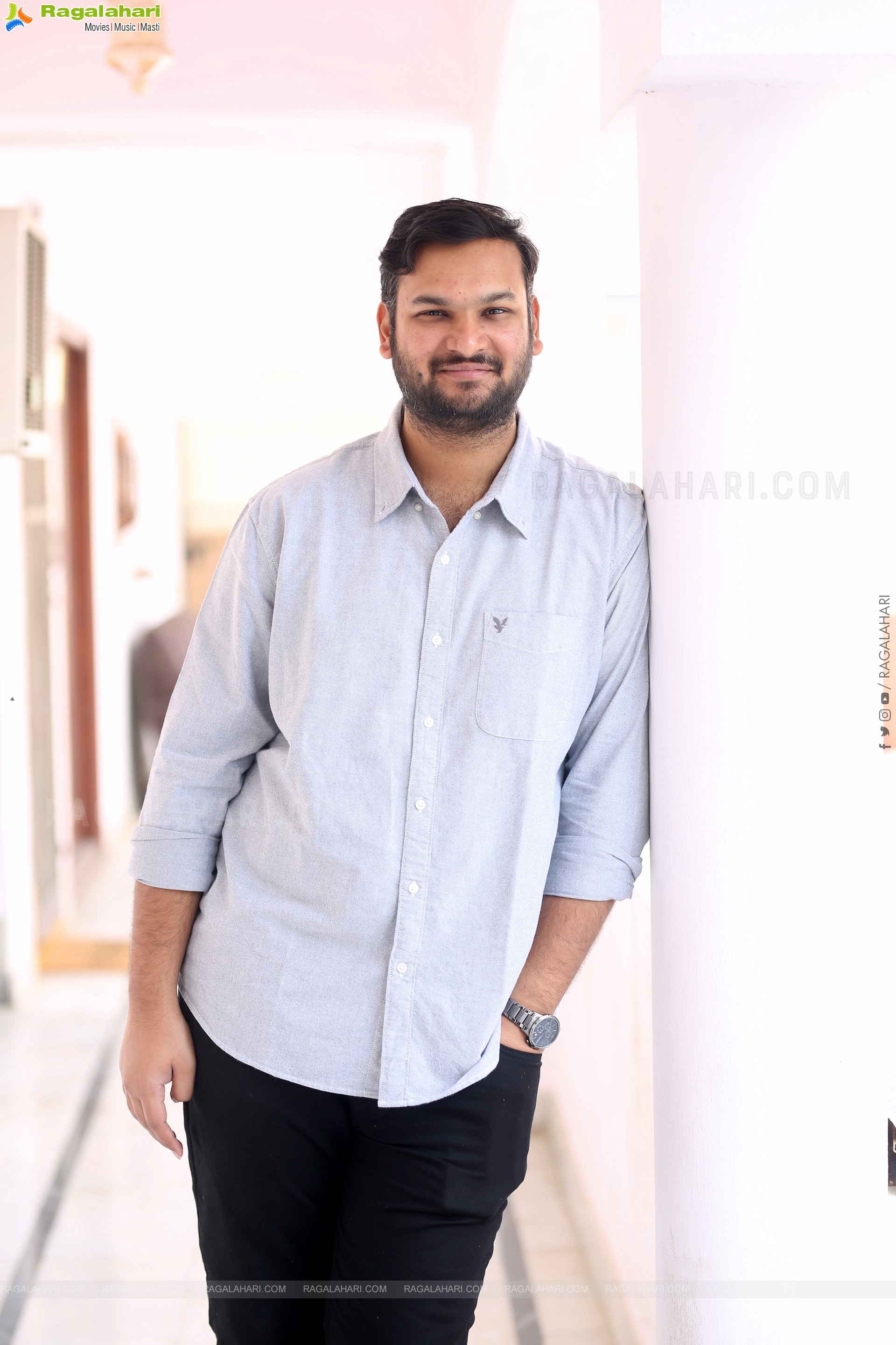 Producer Laharidhar at Drinker Sai Interview, HD Gallery