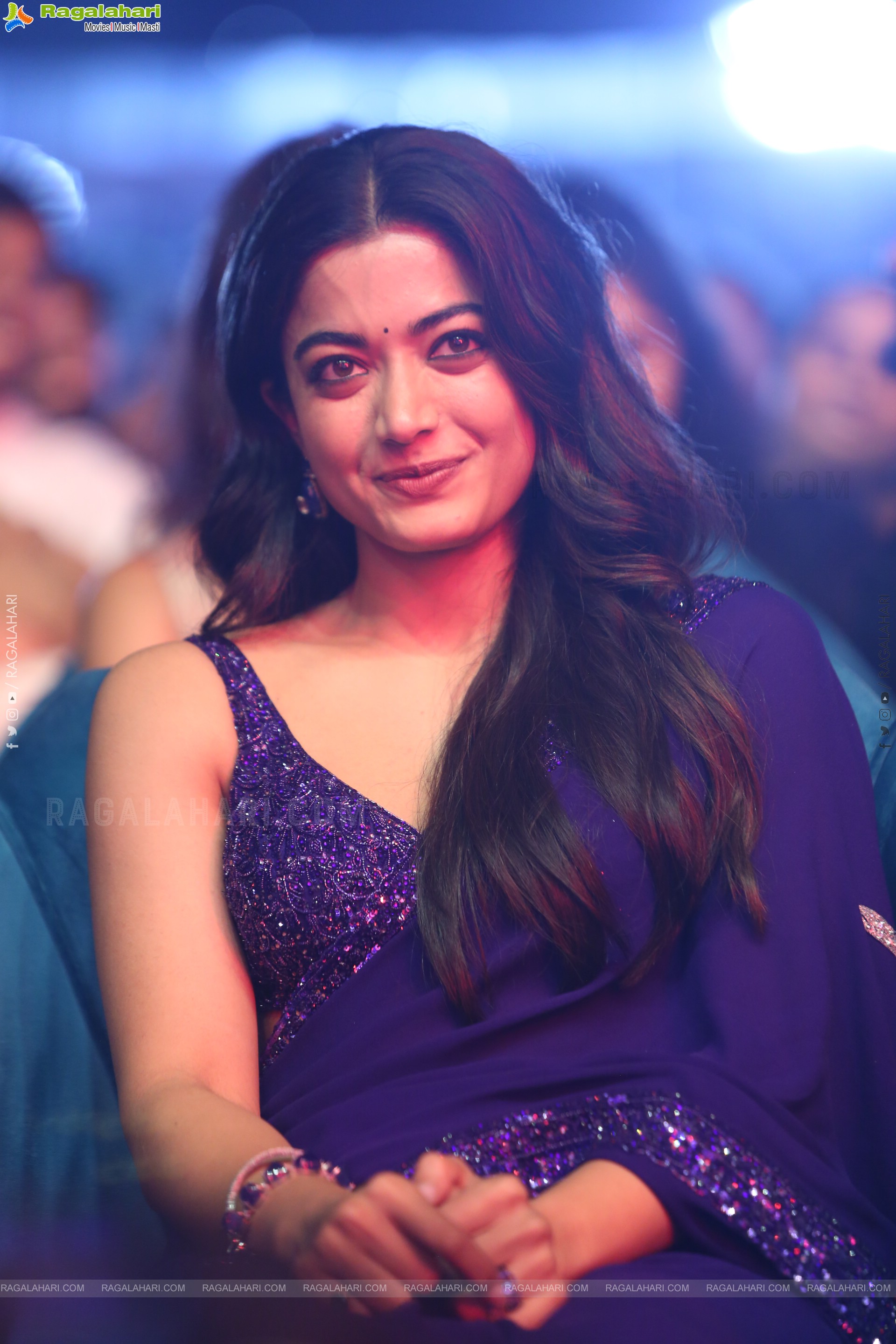 Rashmika at Pushpa 2 Pre Release Event, HD Gallery