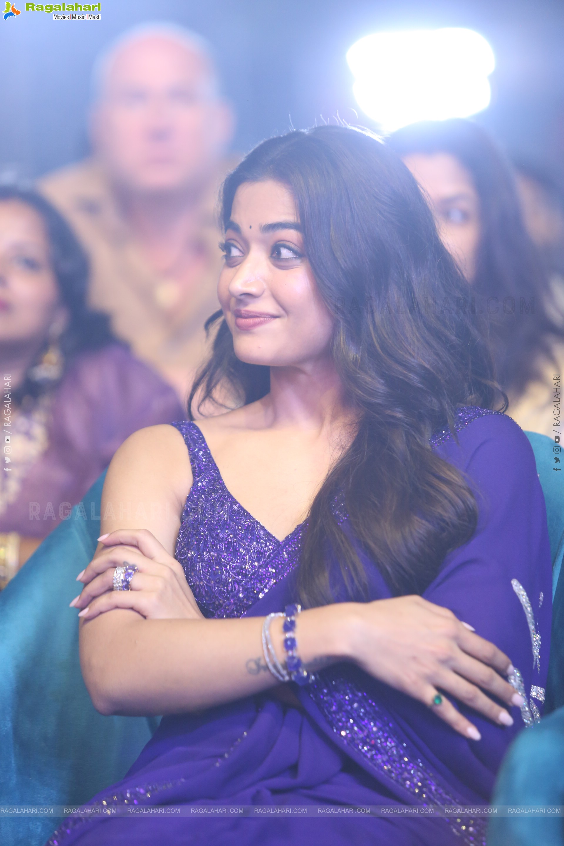 Rashmika at Pushpa 2 Pre Release Event, HD Gallery