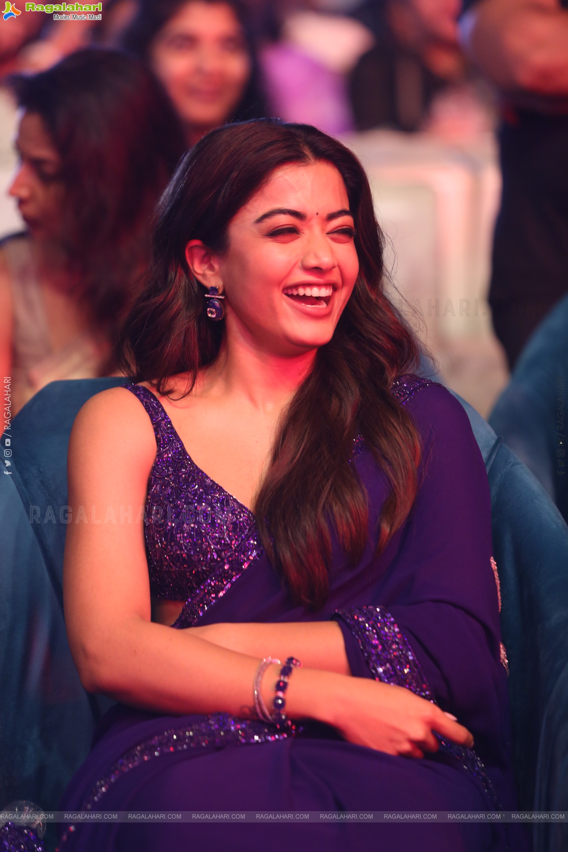 Rashmika at Pushpa 2 Pre Release Event, HD Gallery