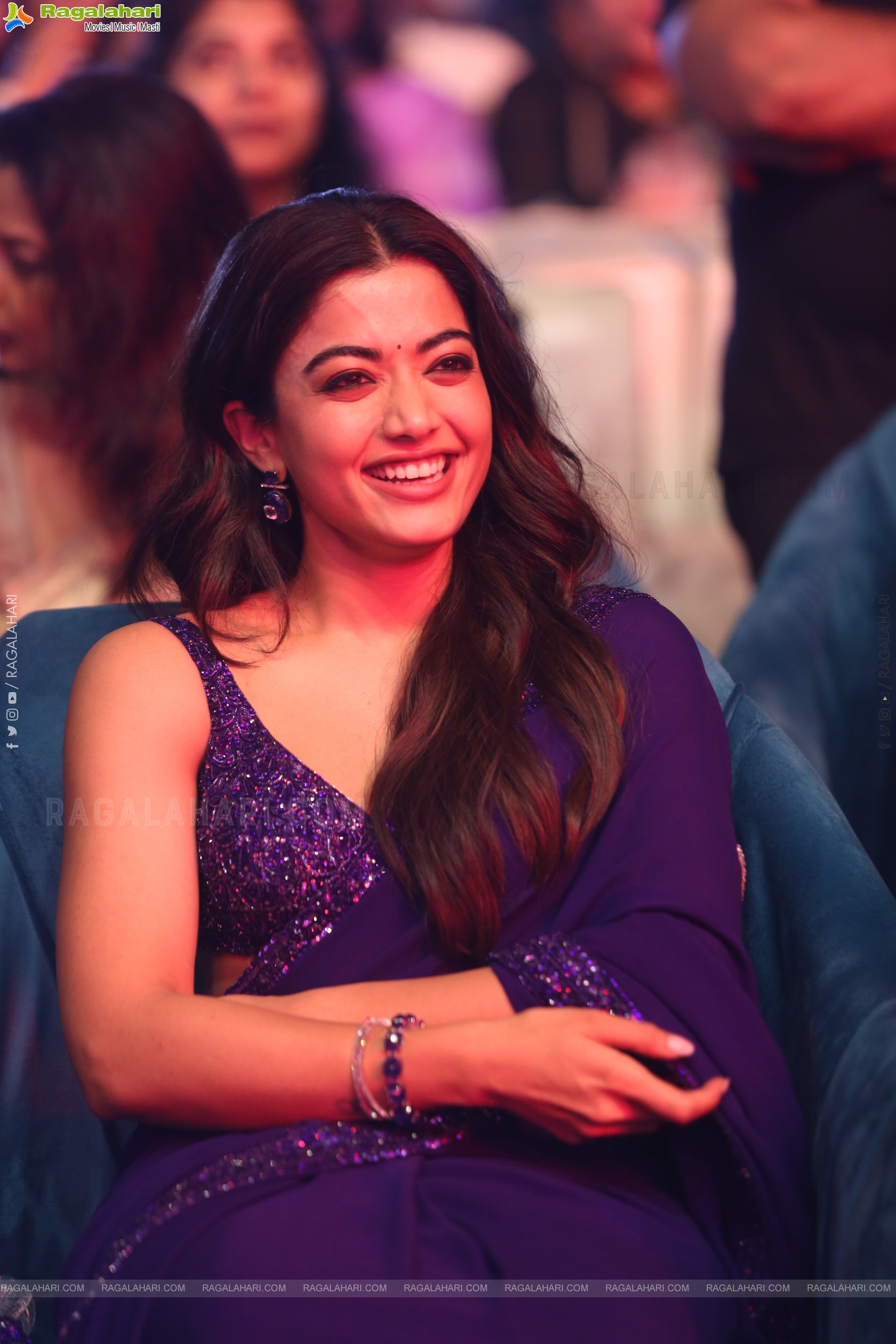 Rashmika at Pushpa 2 Pre Release Event, HD Gallery