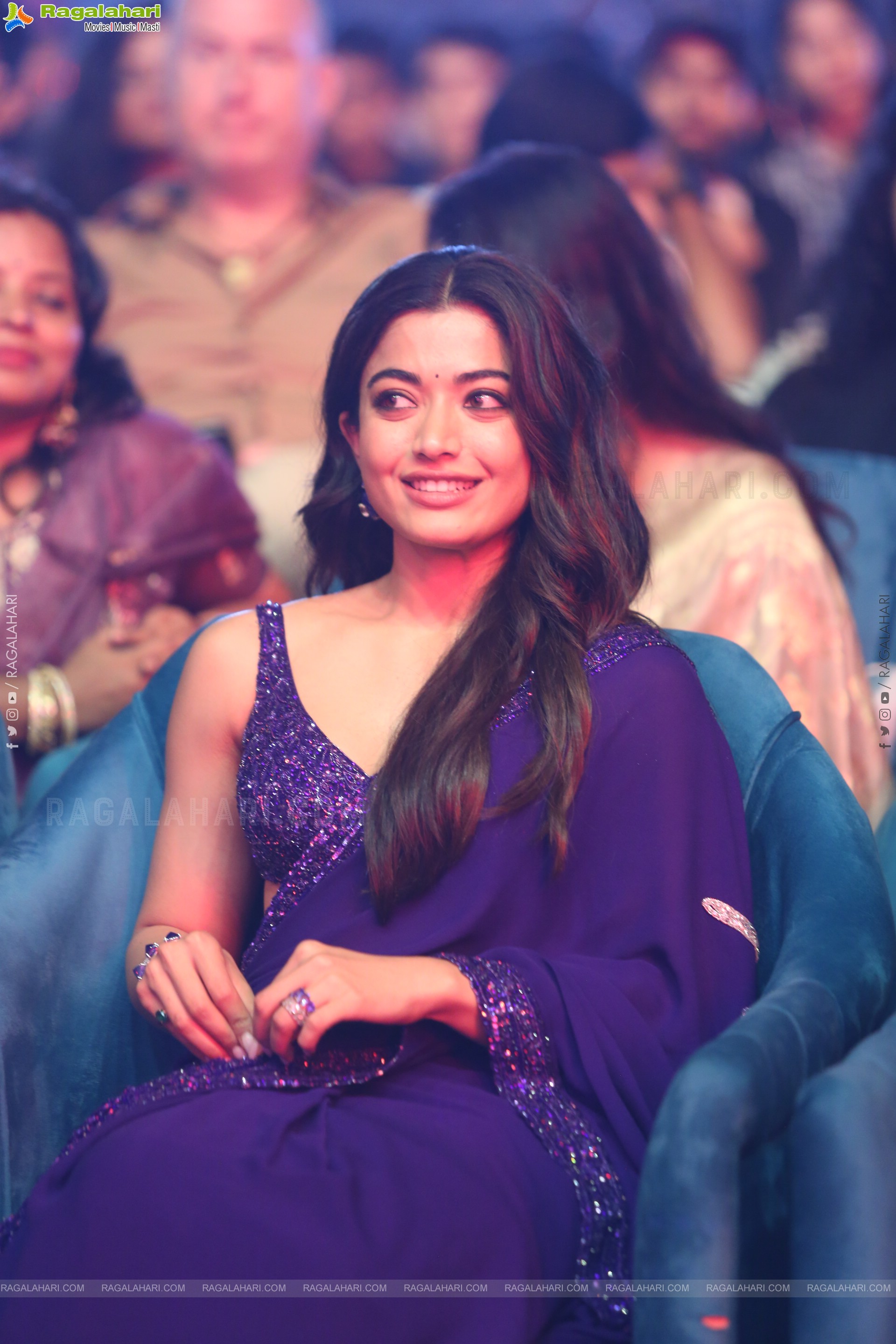 Rashmika at Pushpa 2 Pre Release Event, HD Gallery