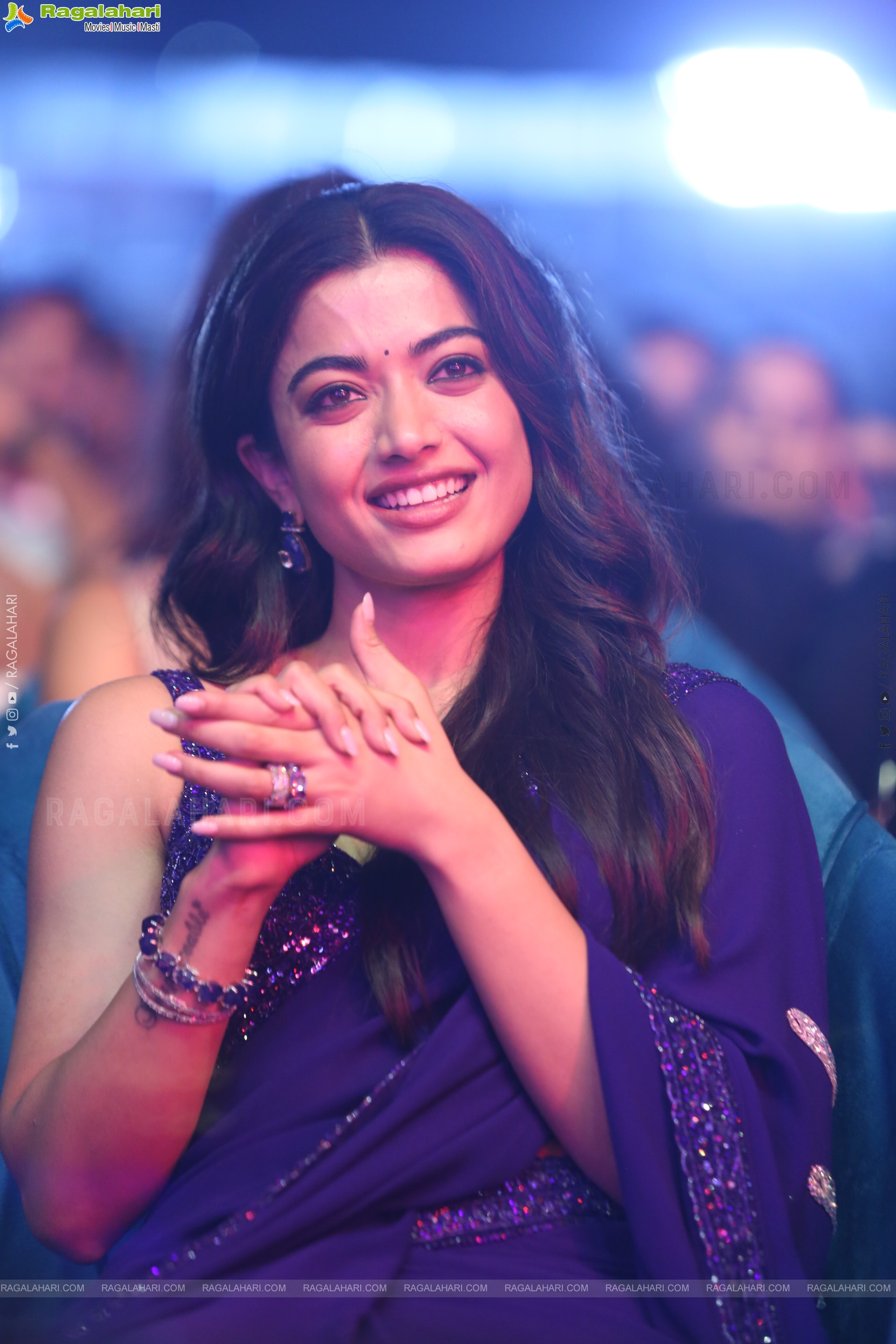 Rashmika at Pushpa 2 Pre Release Event, HD Gallery