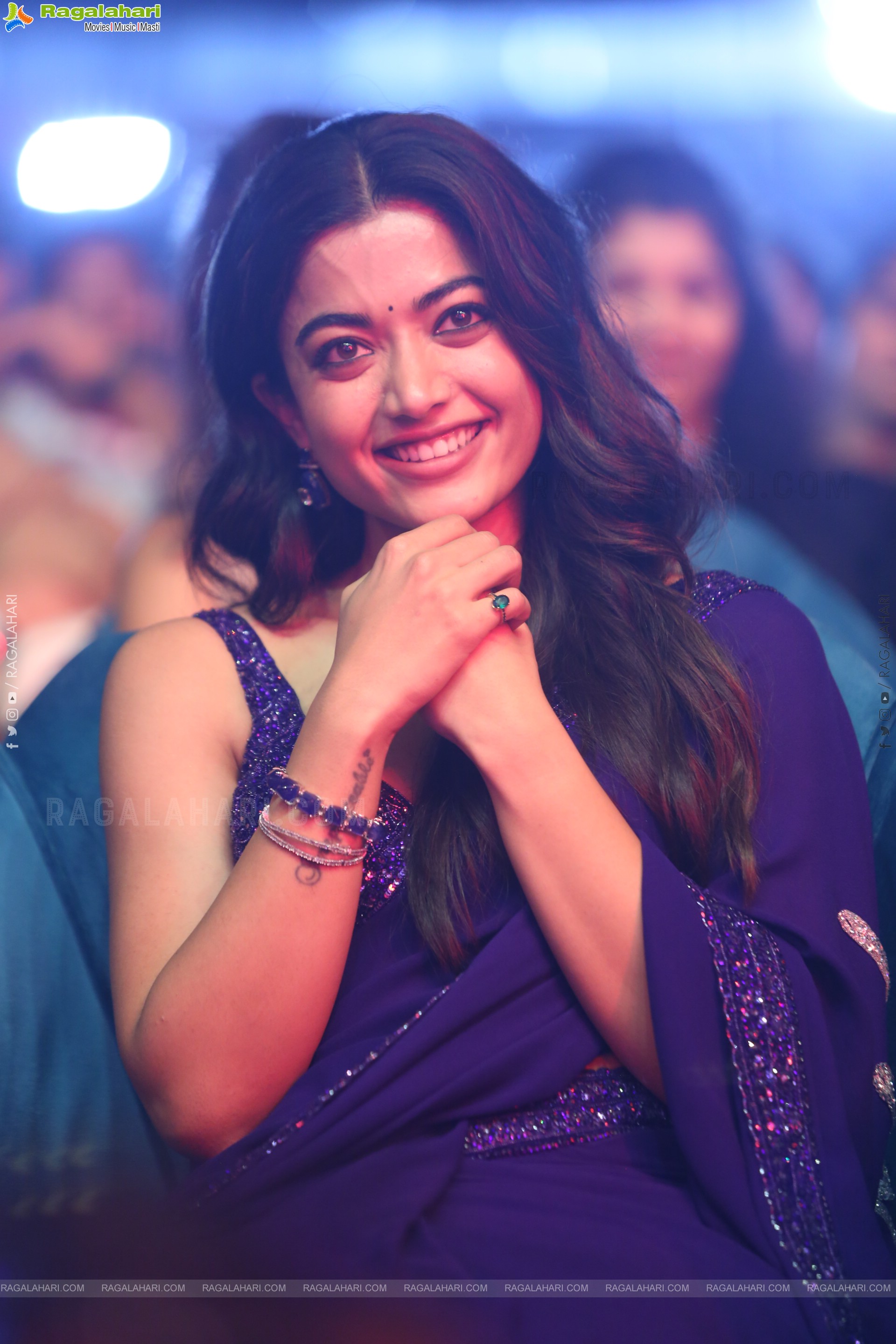 Rashmika at Pushpa 2 Pre Release Event, HD Gallery