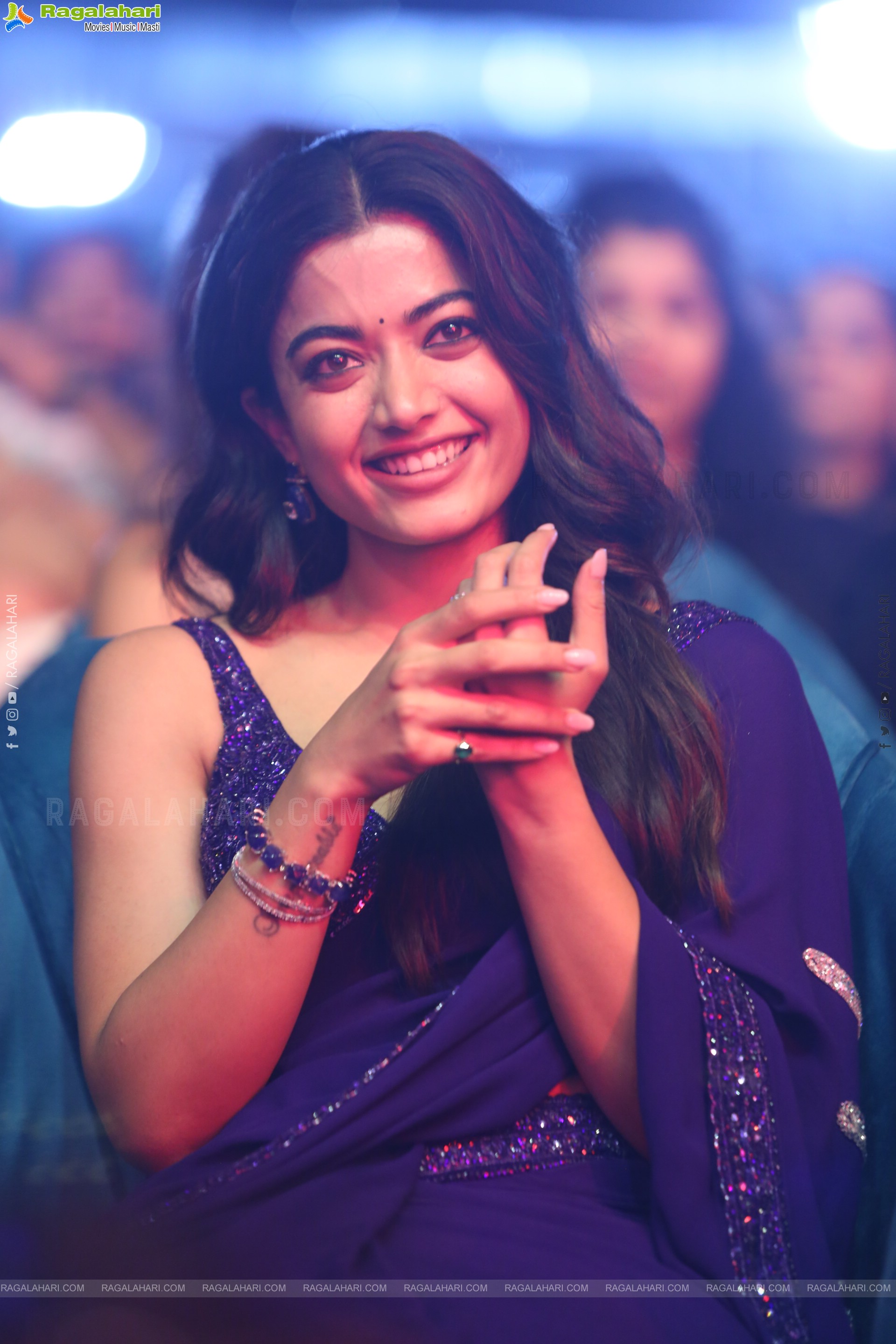 Rashmika at Pushpa 2 Pre Release Event, HD Gallery