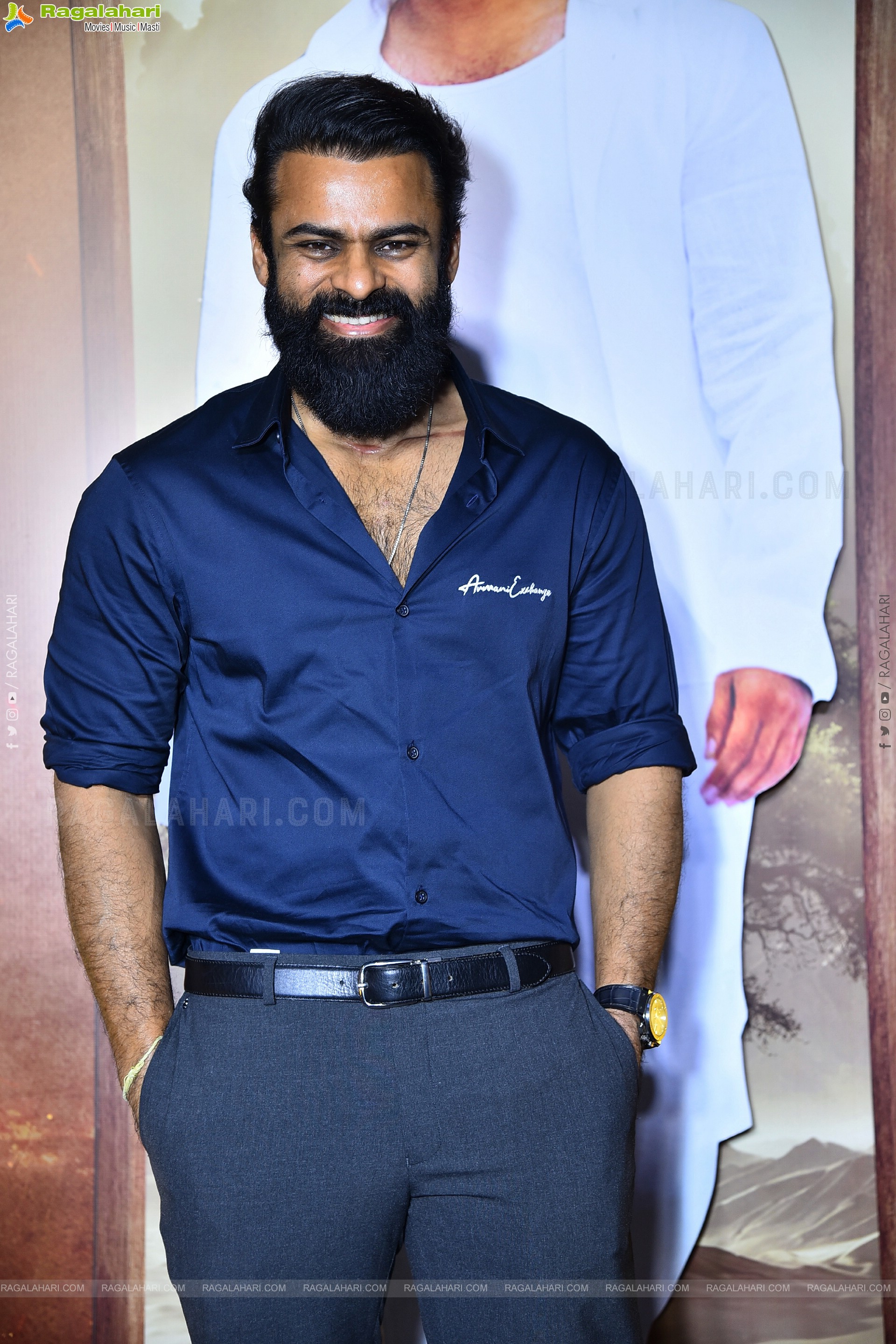 Sai Dharam Tej at Sambarala Yeti Gattu Carnage Launch Event, HD Gallery