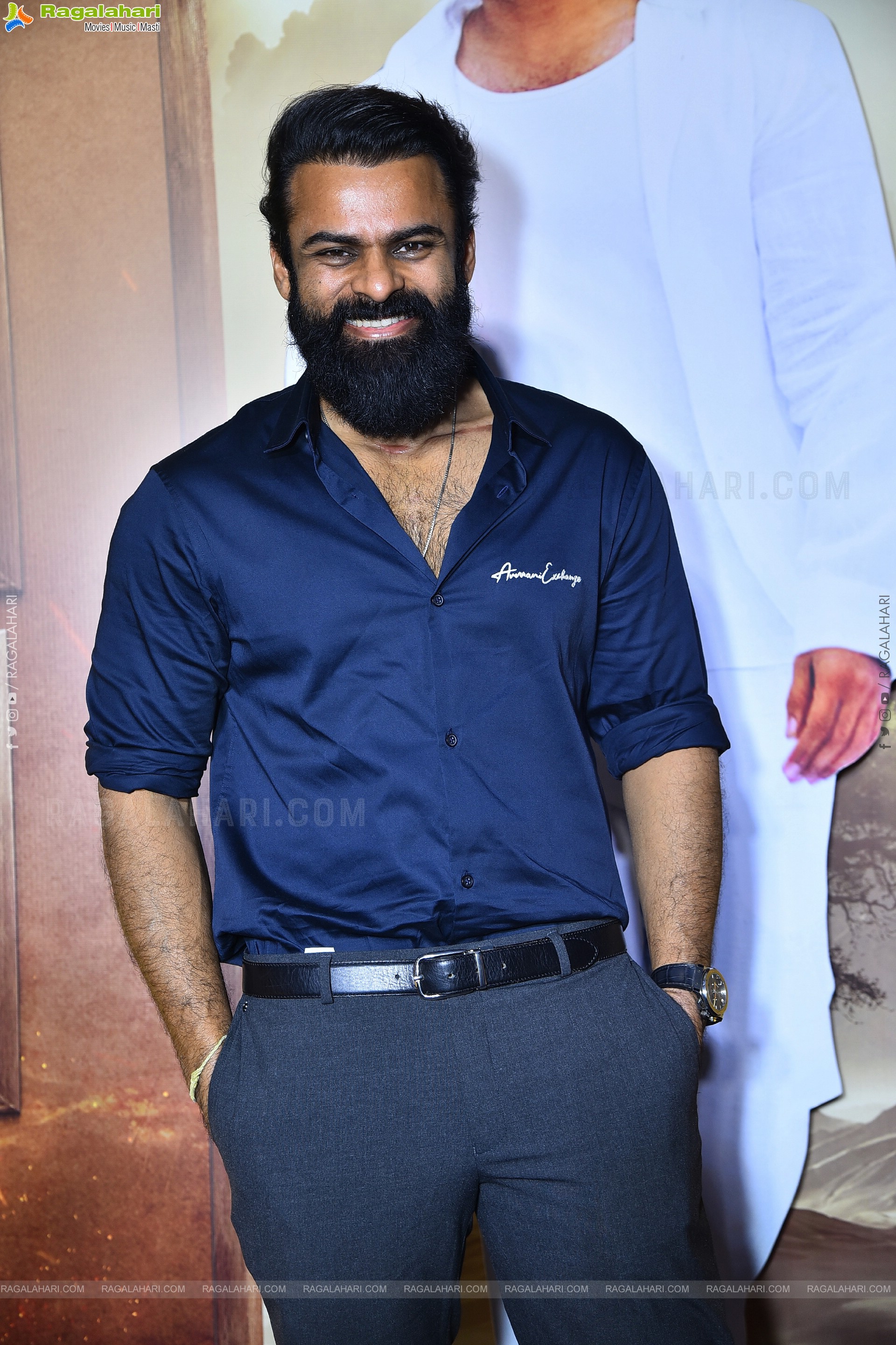 Sai Dharam Tej at Sambarala Yeti Gattu Carnage Launch Event, HD Gallery