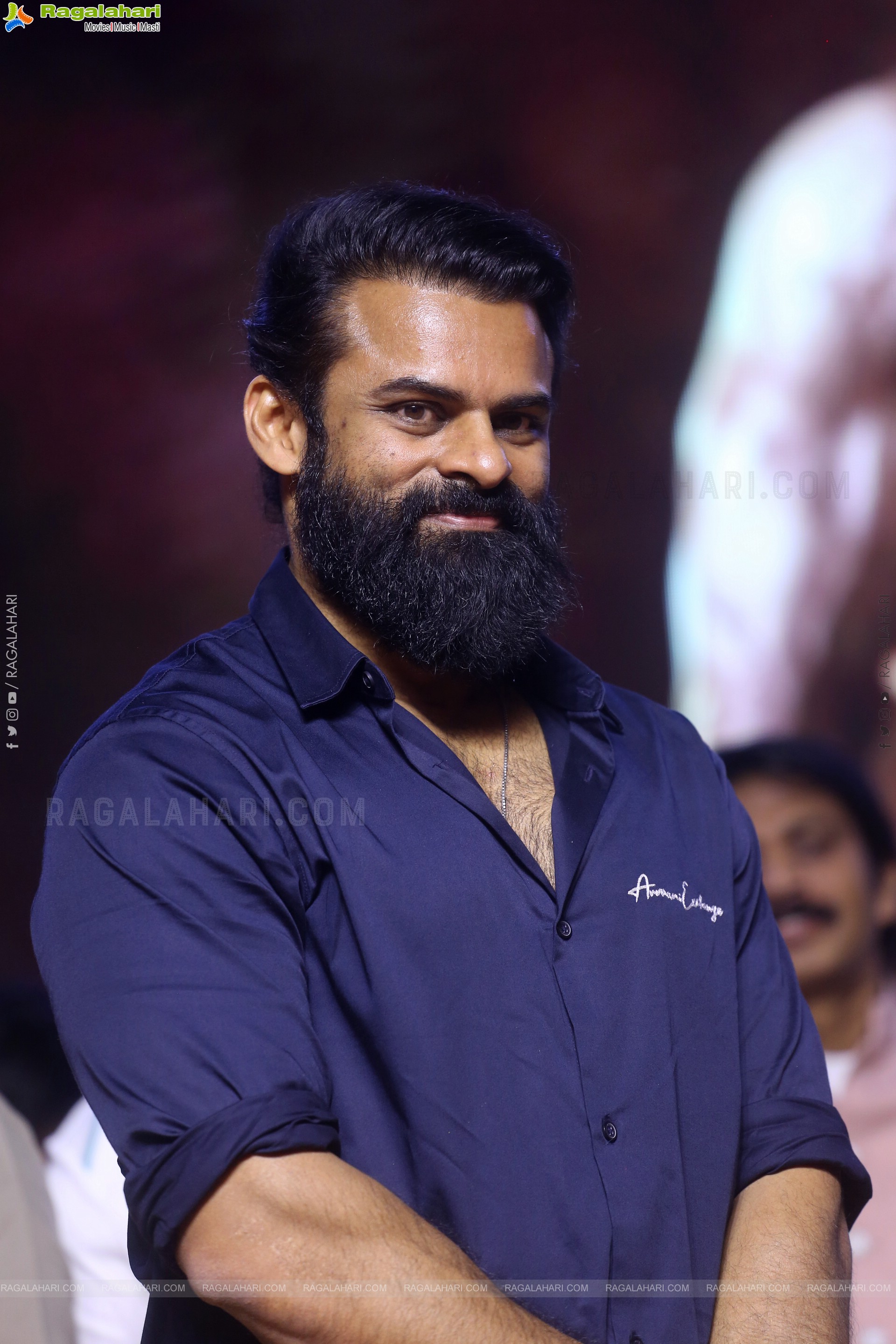 Sai Dharam Tej at Sambarala Yeti Gattu Carnage Launch Event, HD Gallery