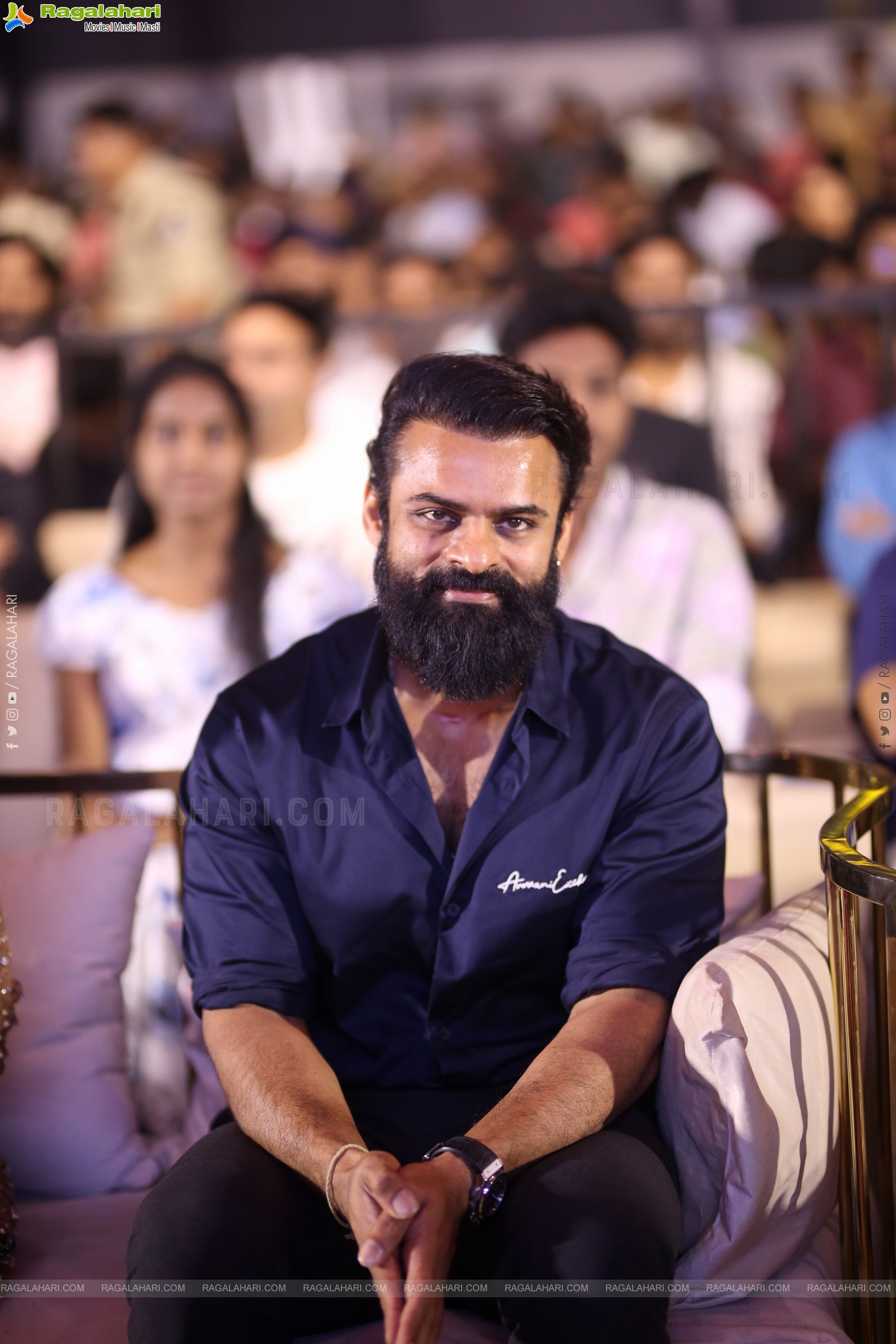 Sai Dharam Tej at Sambarala Yeti Gattu Carnage Launch Event, HD Gallery