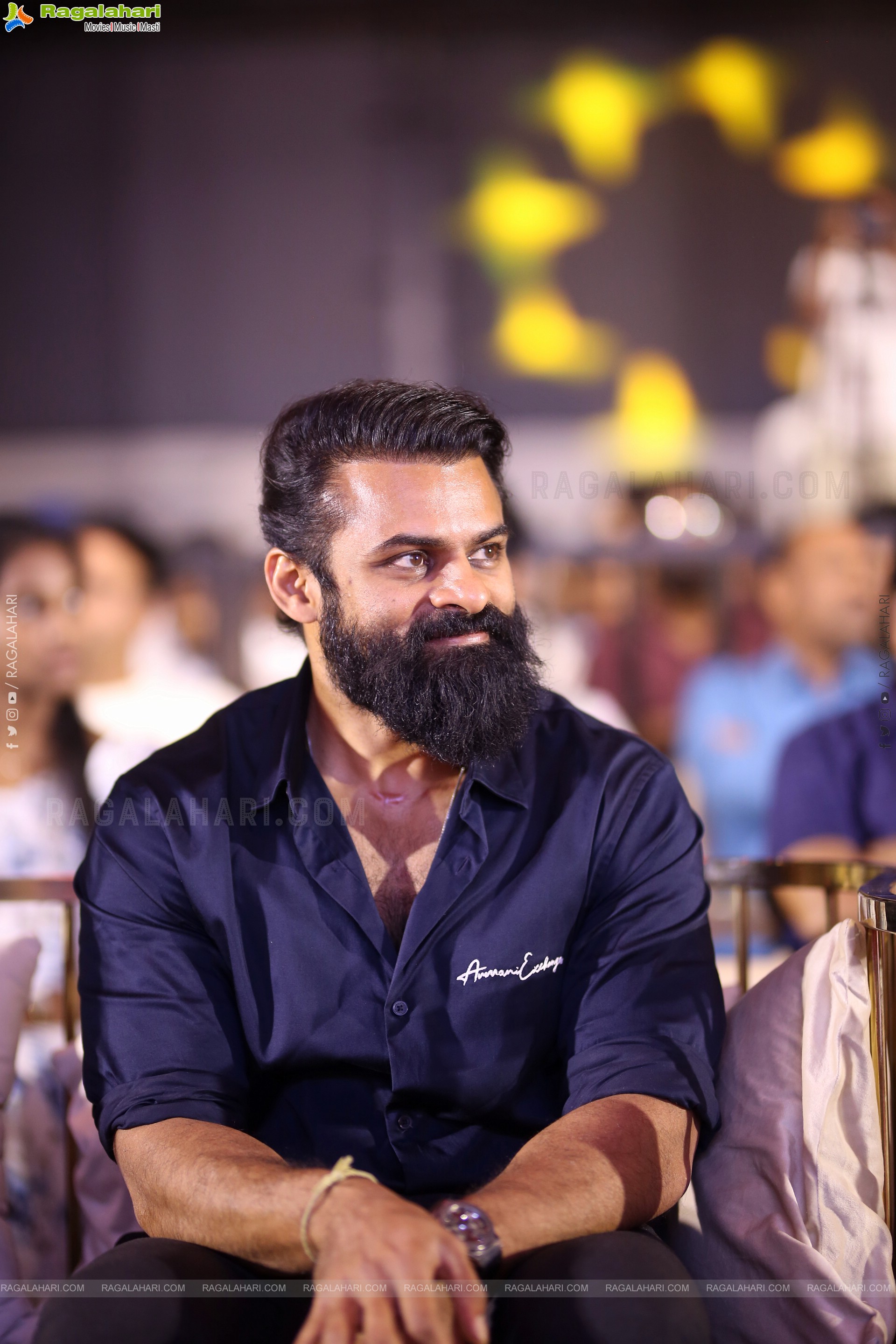 Sai Dharam Tej at Sambarala Yeti Gattu Carnage Launch Event, HD Gallery