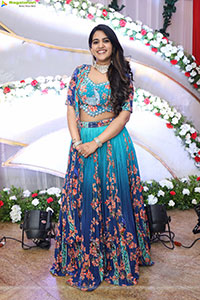 Sravanthi Chokarapu in Elegant Silk Lehenga Choli