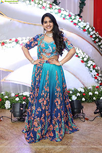 Sravanthi Chokarapu in Elegant Silk Lehenga Choli