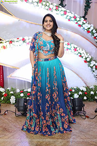 Sravanthi Chokarapu in Elegant Silk Lehenga Choli