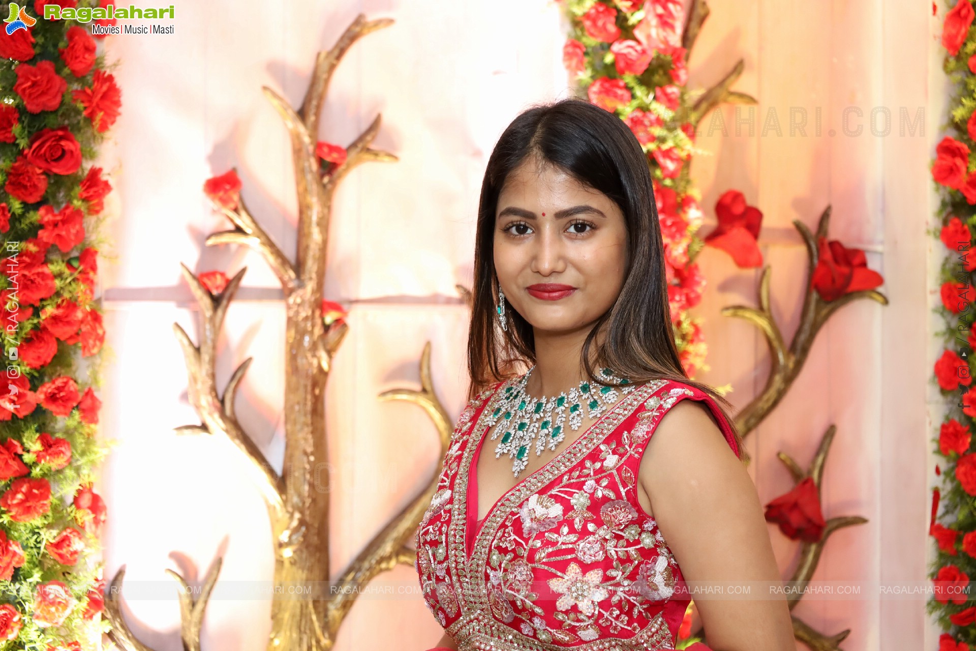 Srivani Naidu stills in Designer Lehenga Choli, HD Gallery