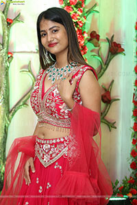 Srivani Naidu stills in Designer Lehenga Choli, HD Gallery