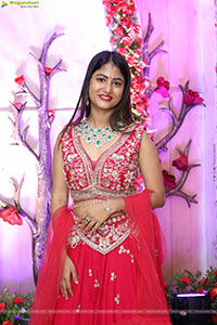 Srivani Naidu stills in Designer Lehenga Choli, HD Gallery