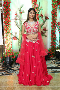 Srivani Naidu stills in Designer Lehenga Choli, HD Gallery