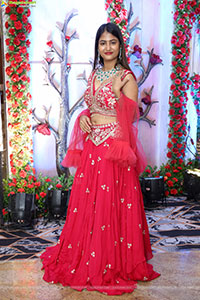 Srivani Naidu stills in Designer Lehenga Choli, HD Gallery