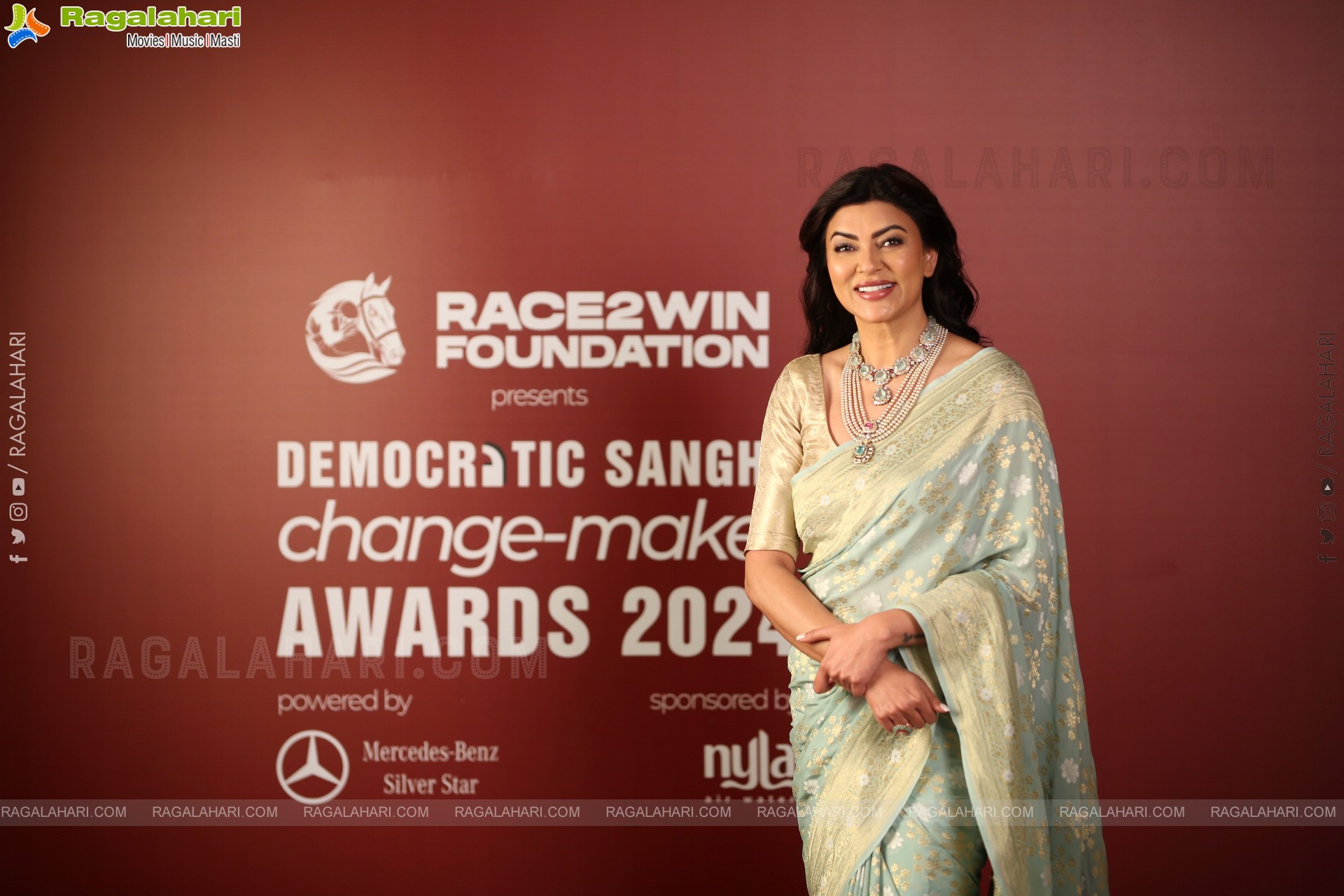 Sushmita Sen at Democratic Sangha Change-Maker Awards 2024, HD Gallery