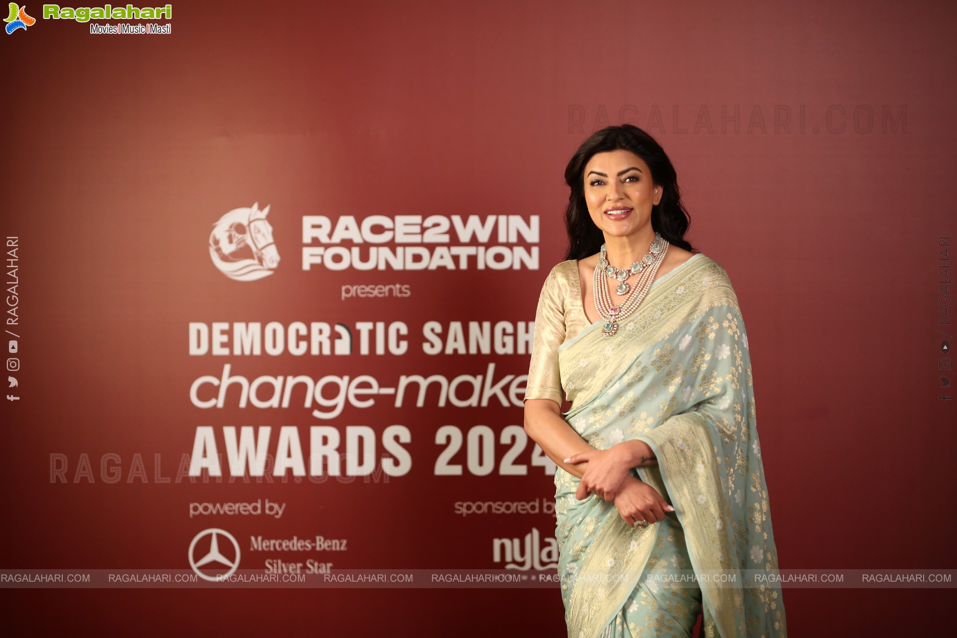 Sushmita Sen at Democratic Sangha Change-Maker Awards 2024, HD Gallery