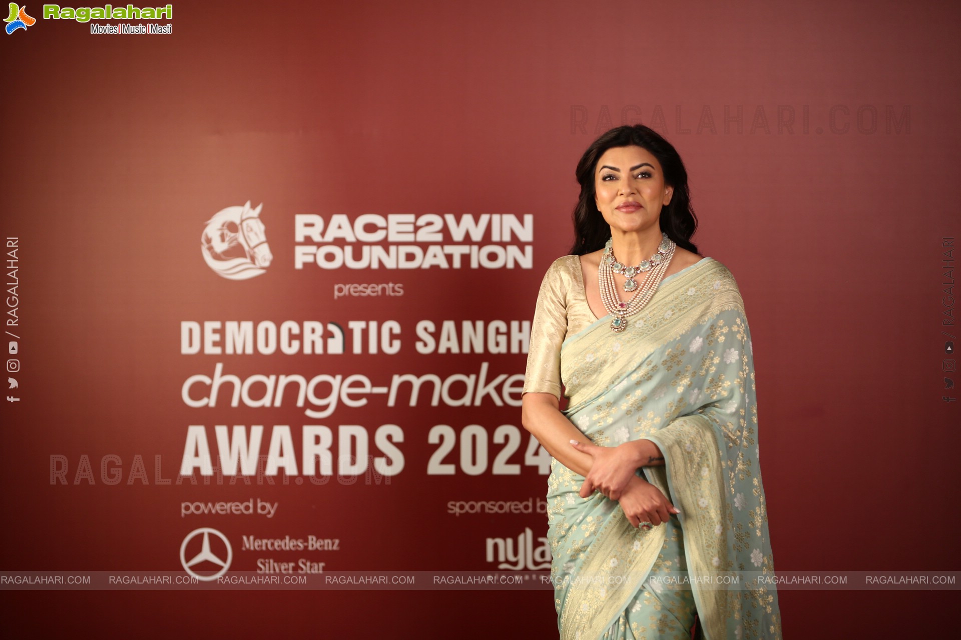 Sushmita Sen at Democratic Sangha Change-Maker Awards 2024, HD Gallery