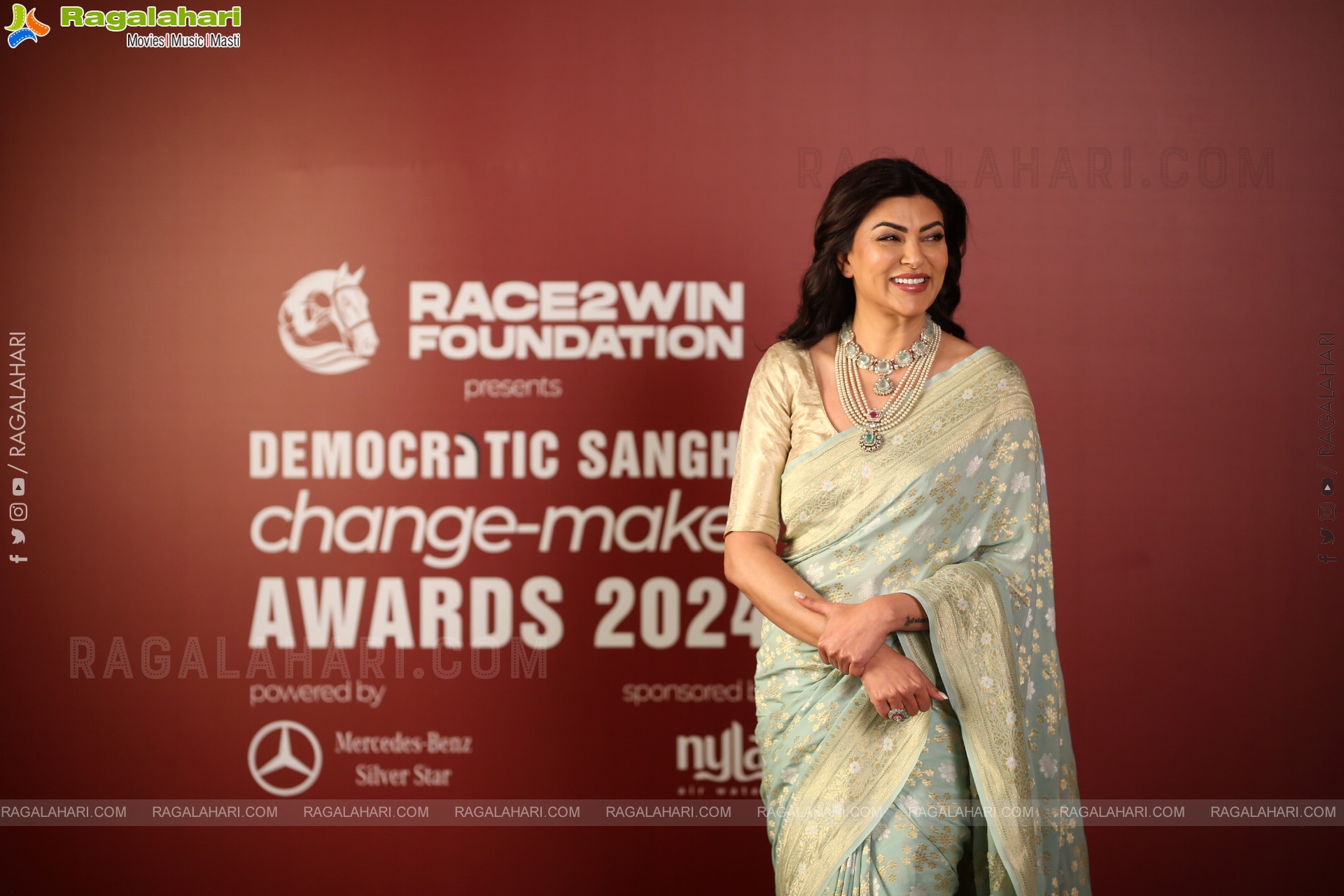 Sushmita Sen at Democratic Sangha Change-Maker Awards 2024, HD Gallery