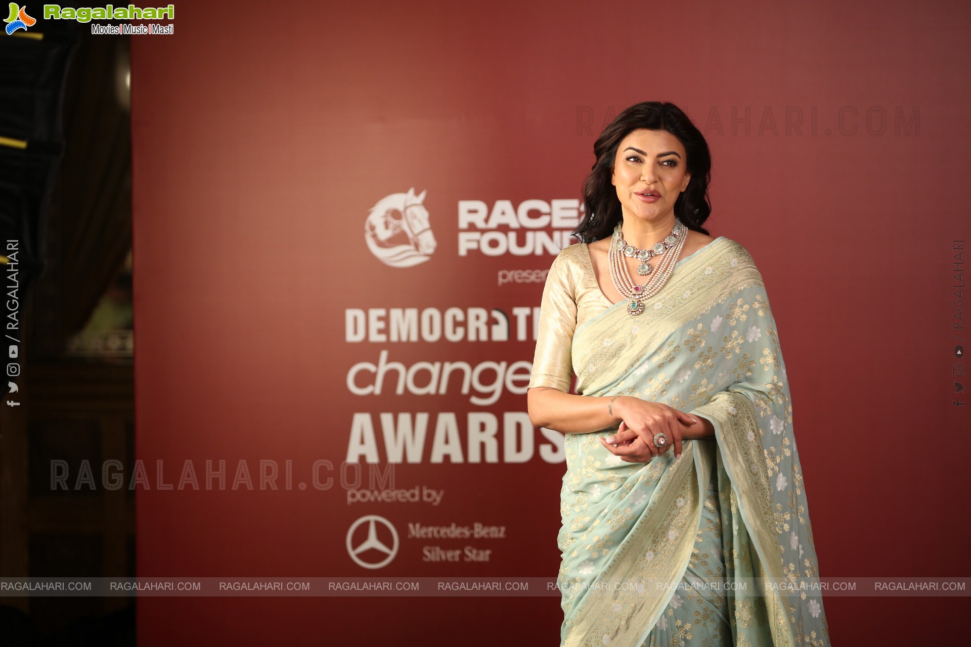 Sushmita Sen at Democratic Sangha Change-Maker Awards 2024, HD Gallery