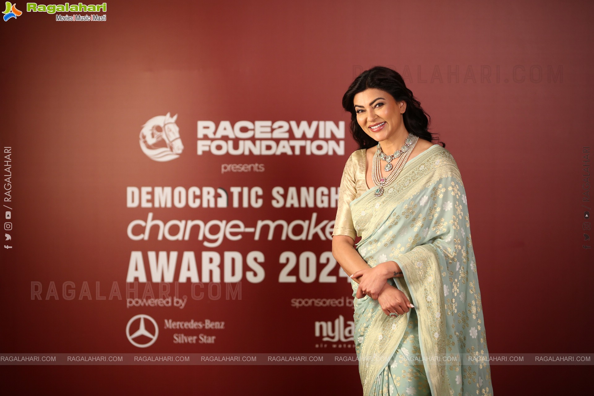 Sushmita Sen at Democratic Sangha Change-Maker Awards 2024, HD Gallery