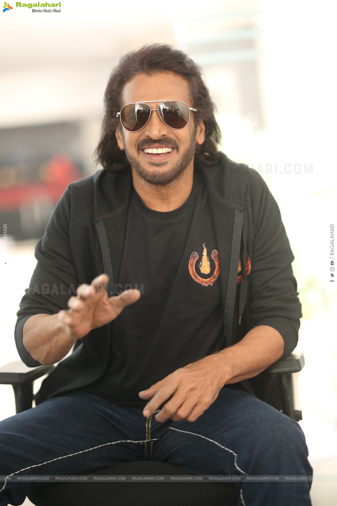 Hero Upendra at UI Movie Interview, HD Gallery