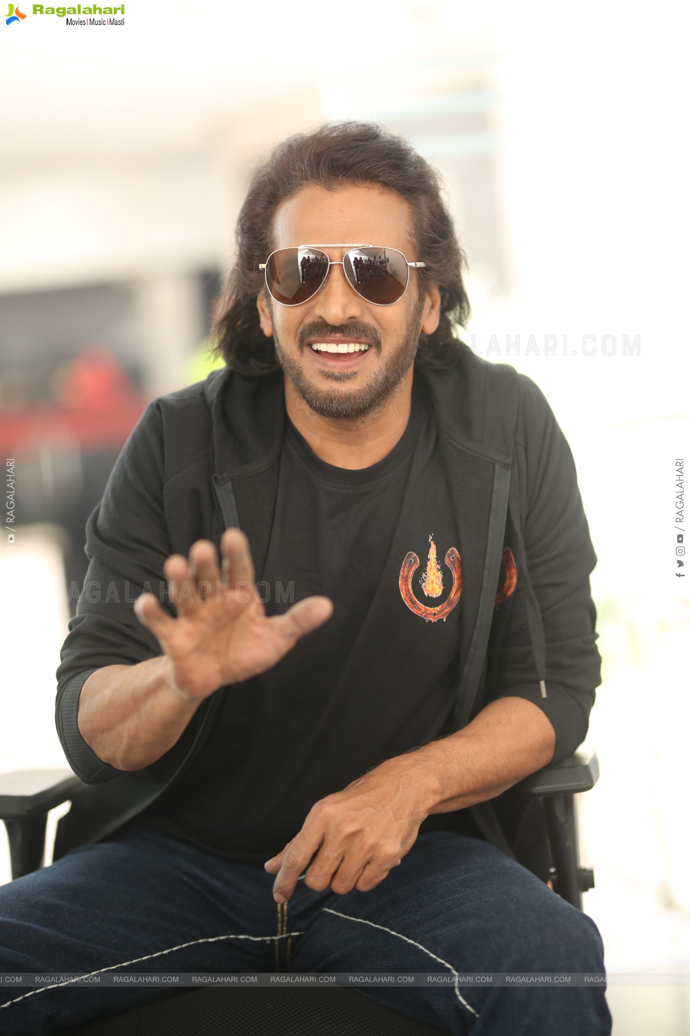 Hero Upendra at UI Movie Interview, HD Gallery