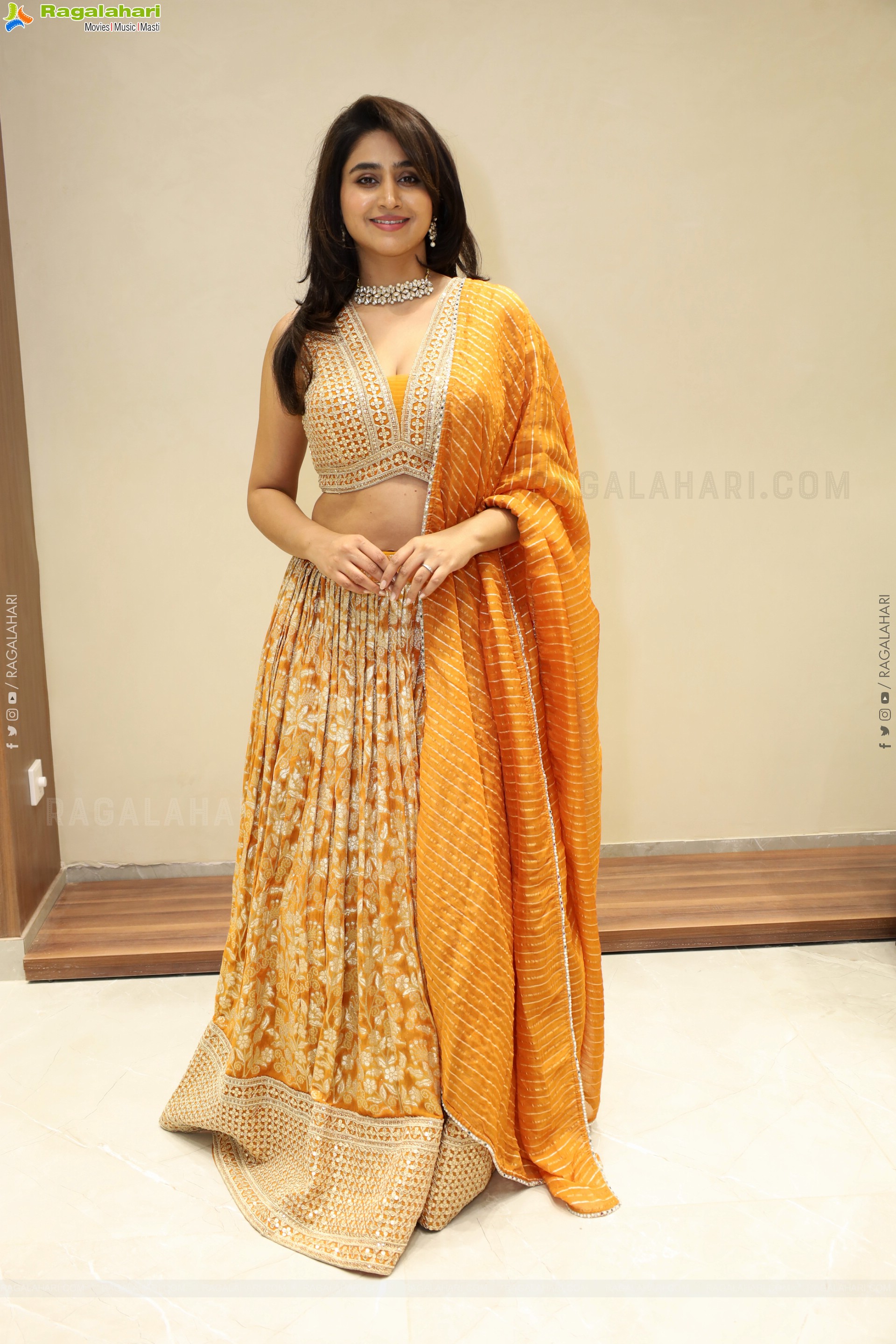 Varshini at Narsingh Cloth Emporium New Showroom Launch, HD Gallery