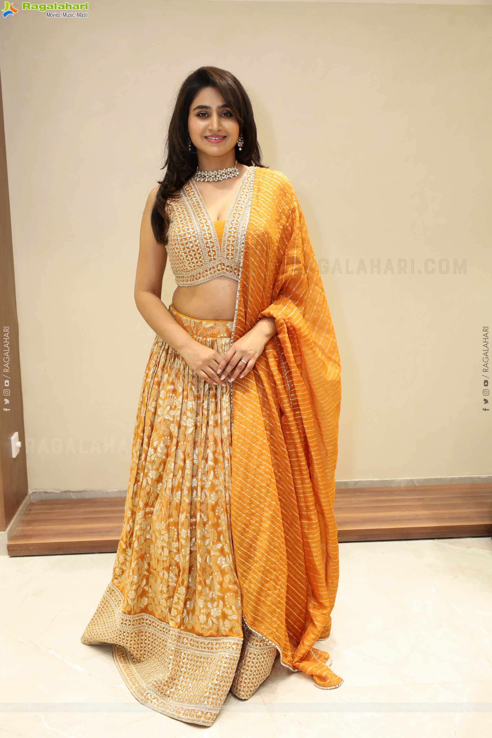 Varshini at Narsingh Cloth Emporium New Showroom Launch, HD Gallery