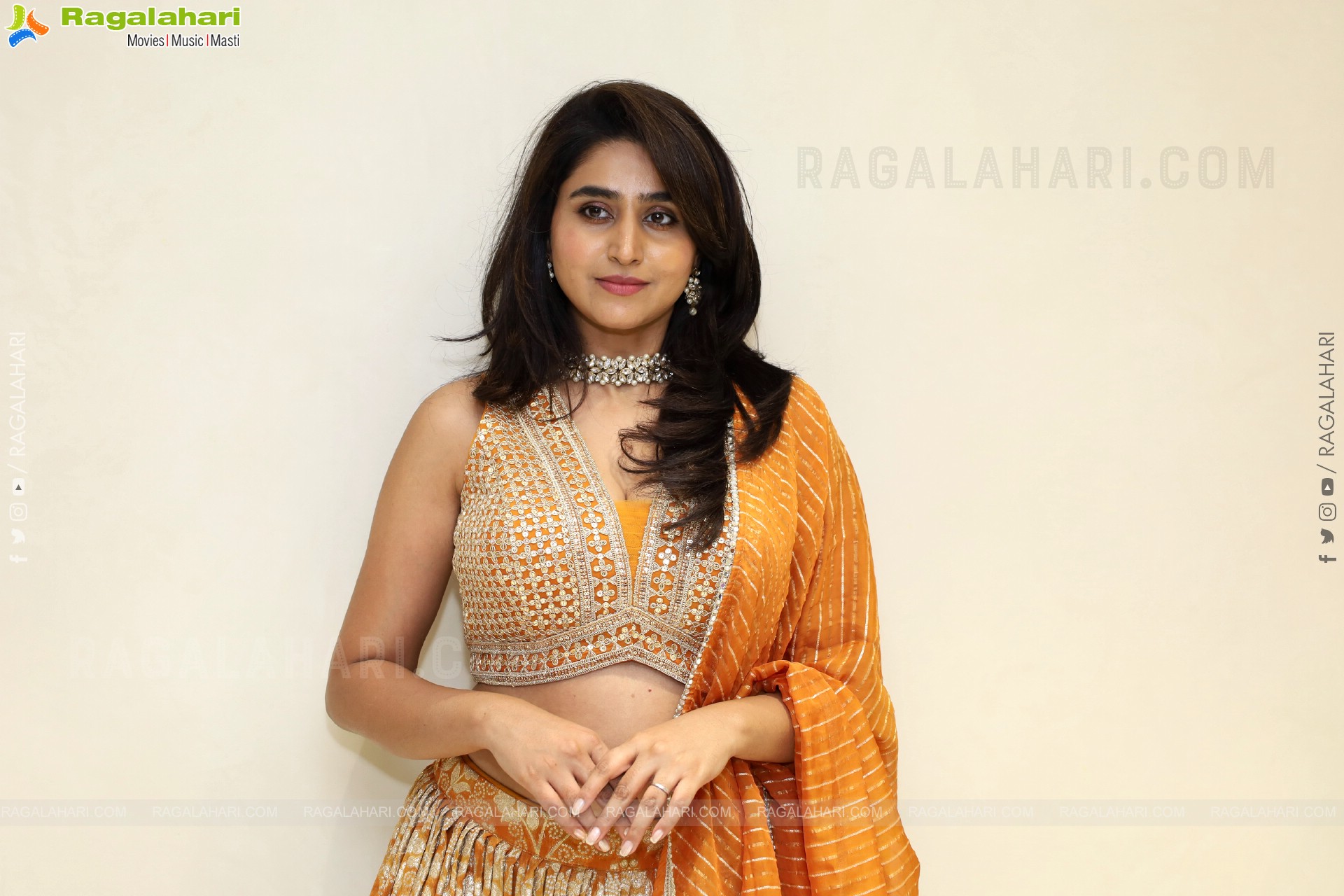 Varshini at Narsingh Cloth Emporium New Showroom Launch, HD Gallery