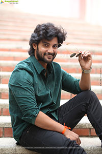 Aadi Saikumar at Shambhala Movie Interview, HD Gallery