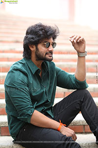 Aadi Saikumar at Shambhala Movie Interview, HD Gallery