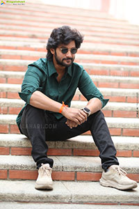 Aadi Saikumar at Shambhala Movie Interview, HD Gallery