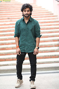 Aadi Saikumar at Shambhala Movie Interview, HD Gallery