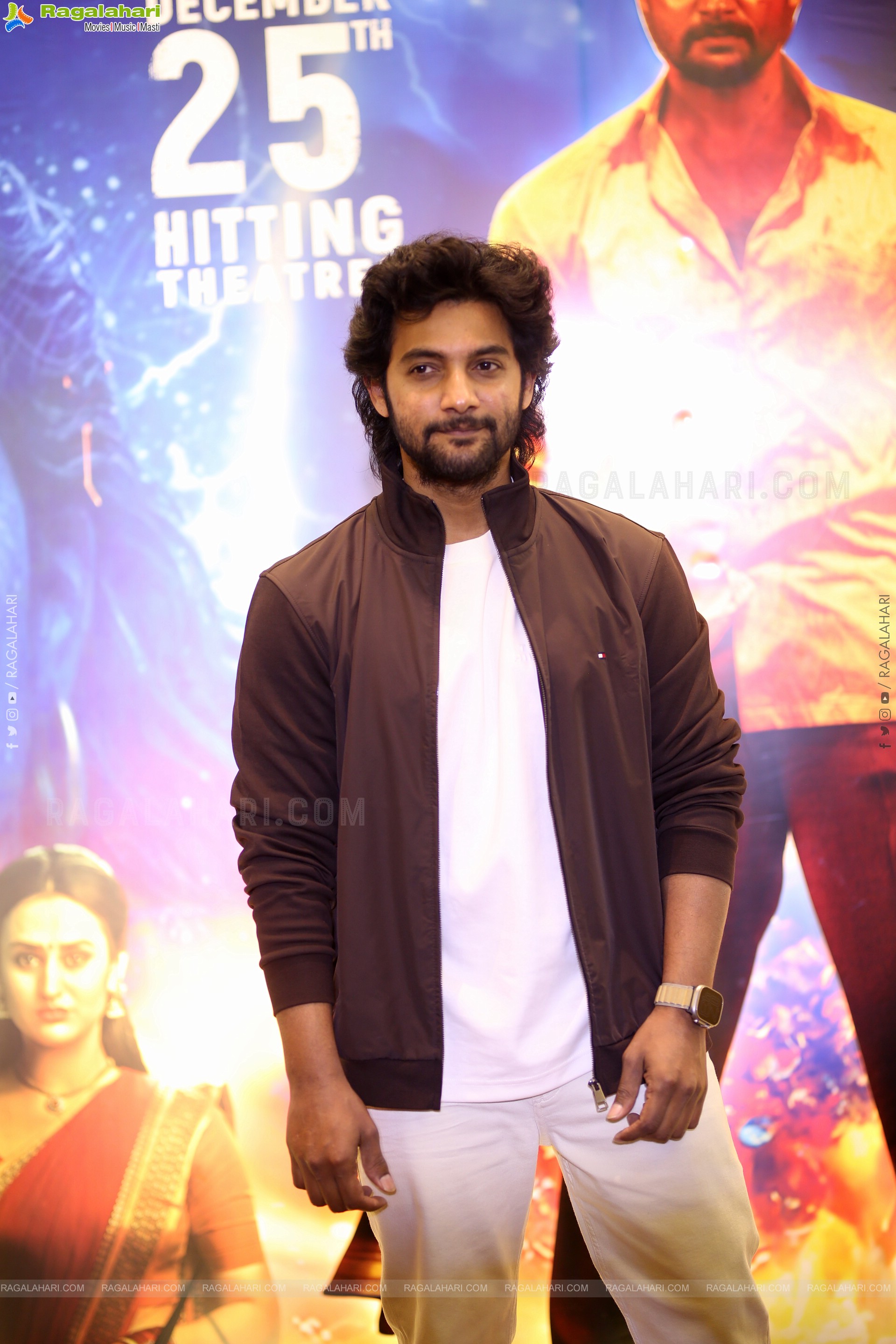 Aadi Saikumar Stills at Shambhala Pre Release Event, HD Gallery