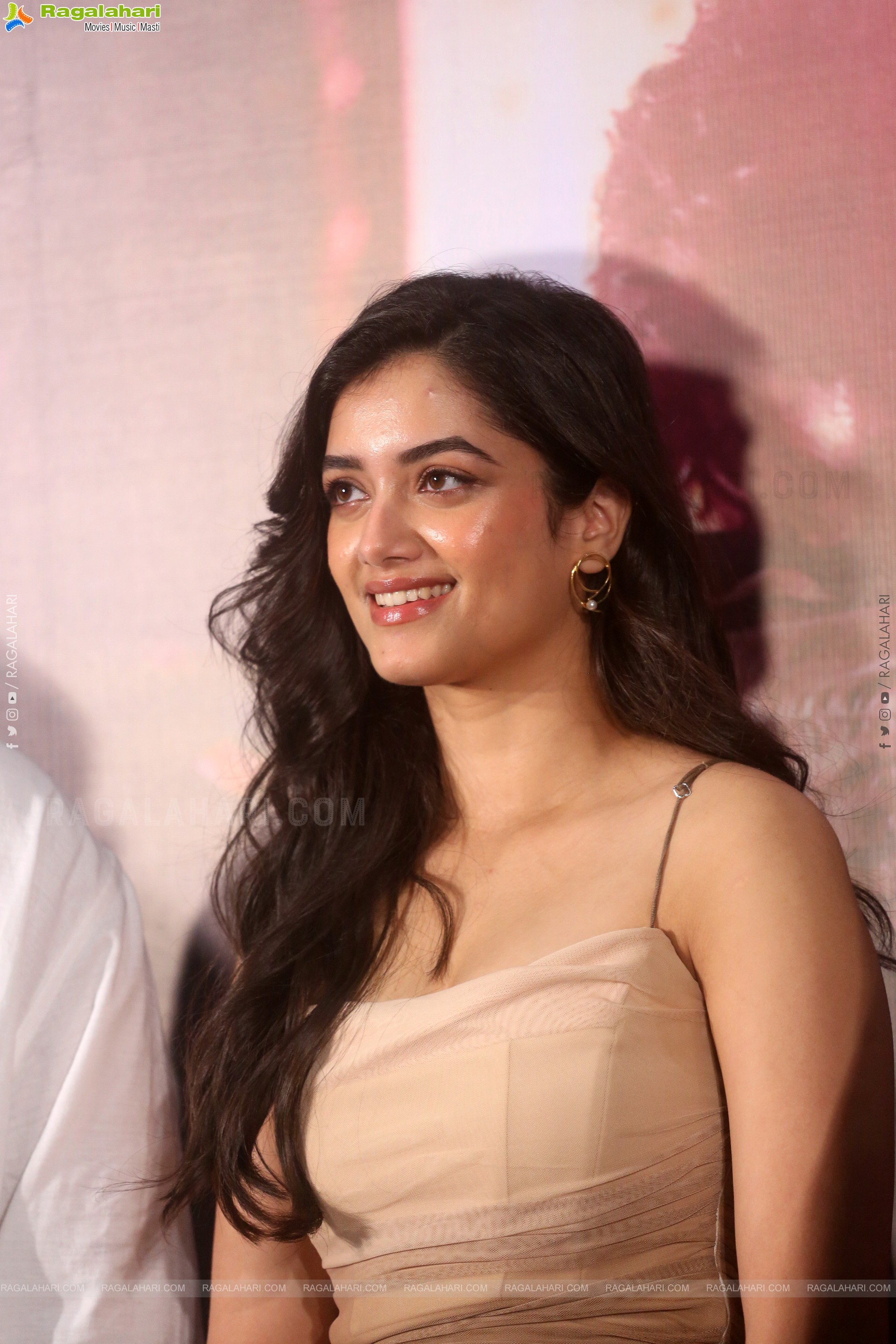 Bhagyashri Borse at Andhra King Taluka Success Meet, HD Gallery