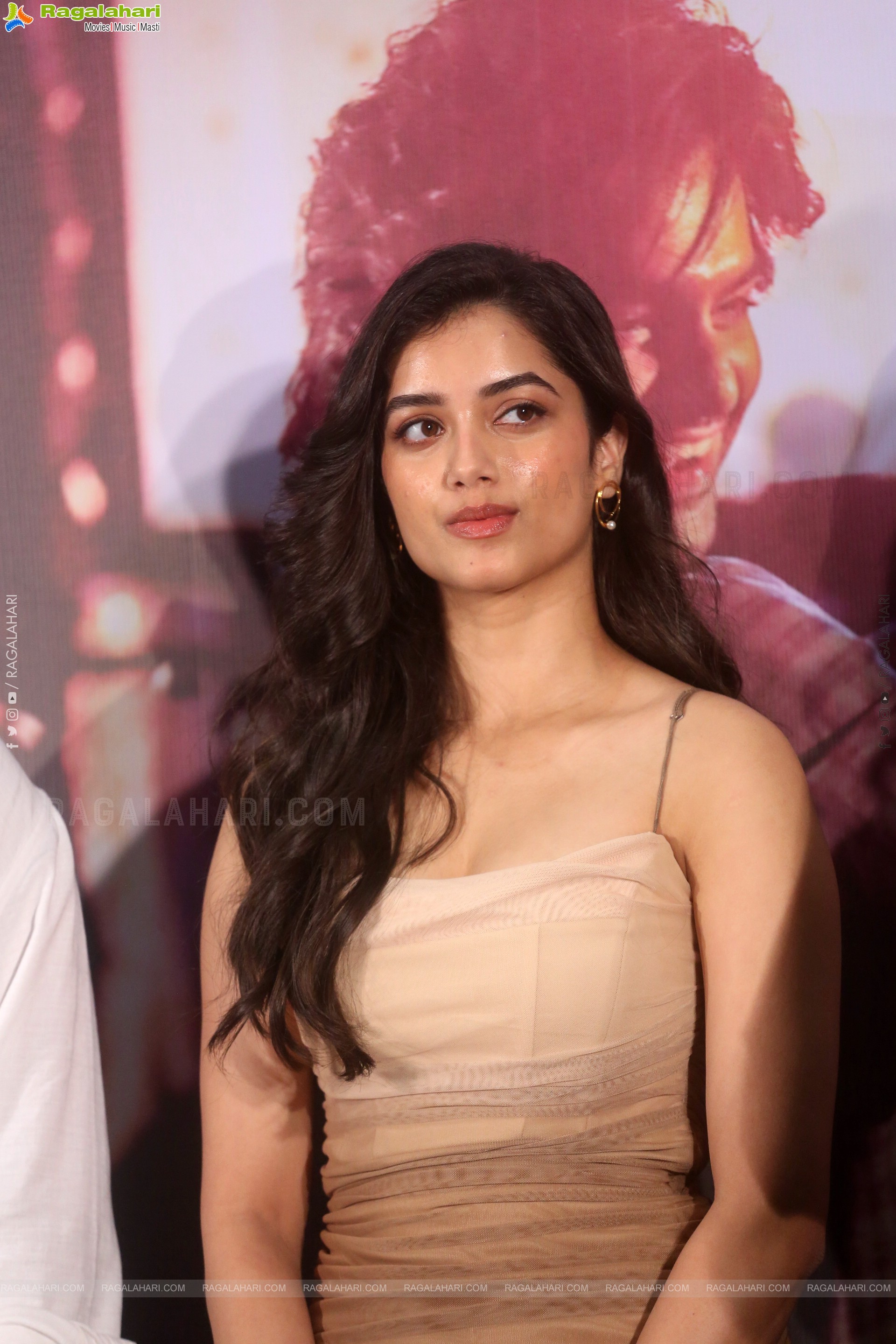 Bhagyashri Borse at Andhra King Taluka Success Meet, HD Gallery