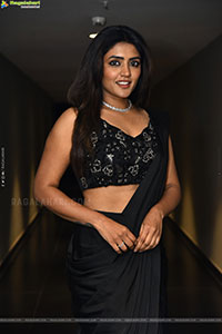 Eesha Rebba stills in Black Saree, HD Gallery