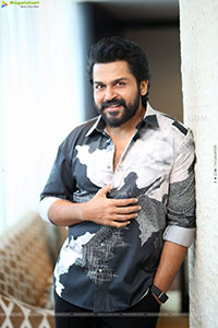 Karthi at Annagaru Vostaru Interview, HD Gallery