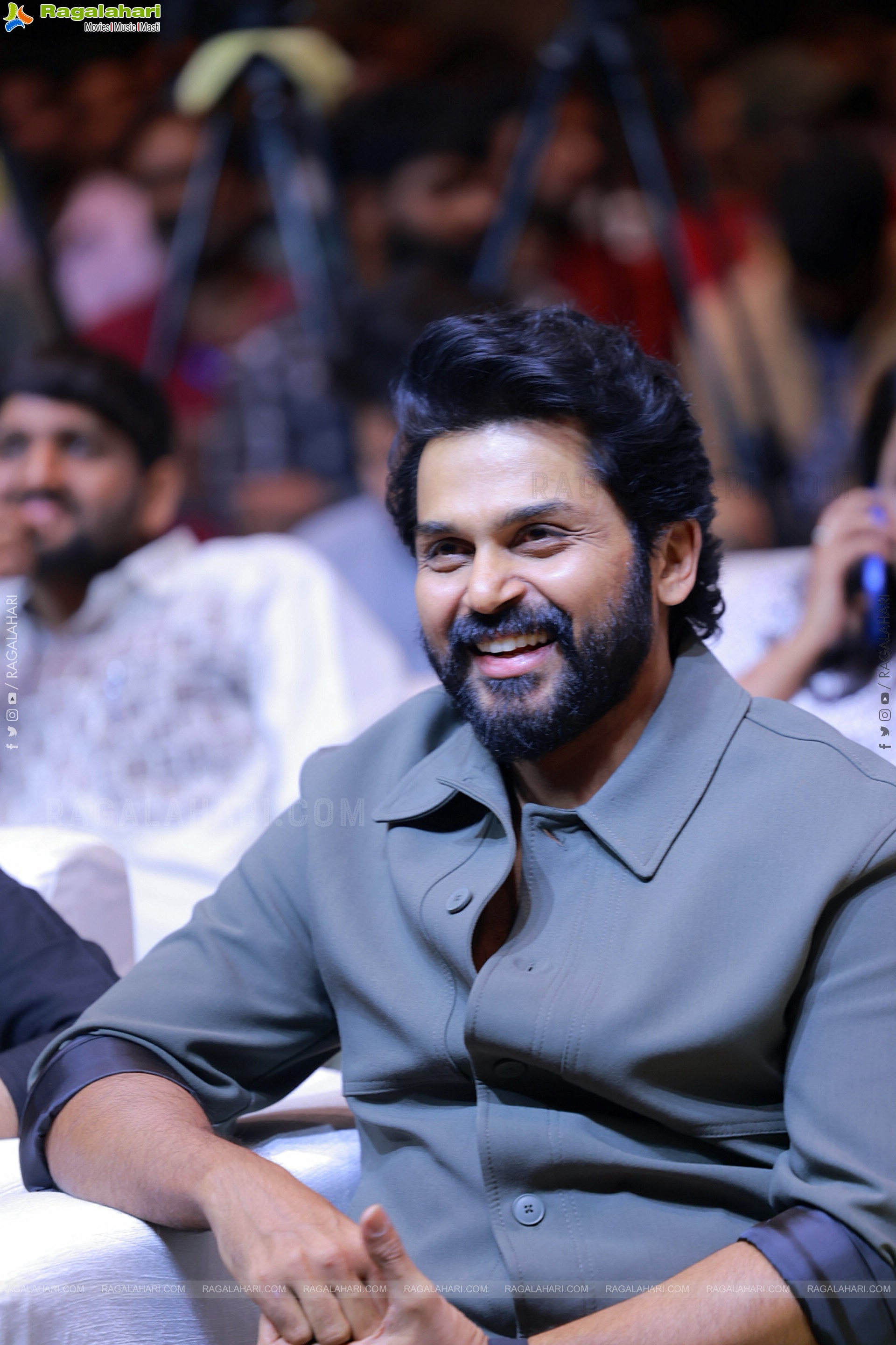 Karthi at Annagaru Vostaru Movie Pre Release Event, HD Gallery