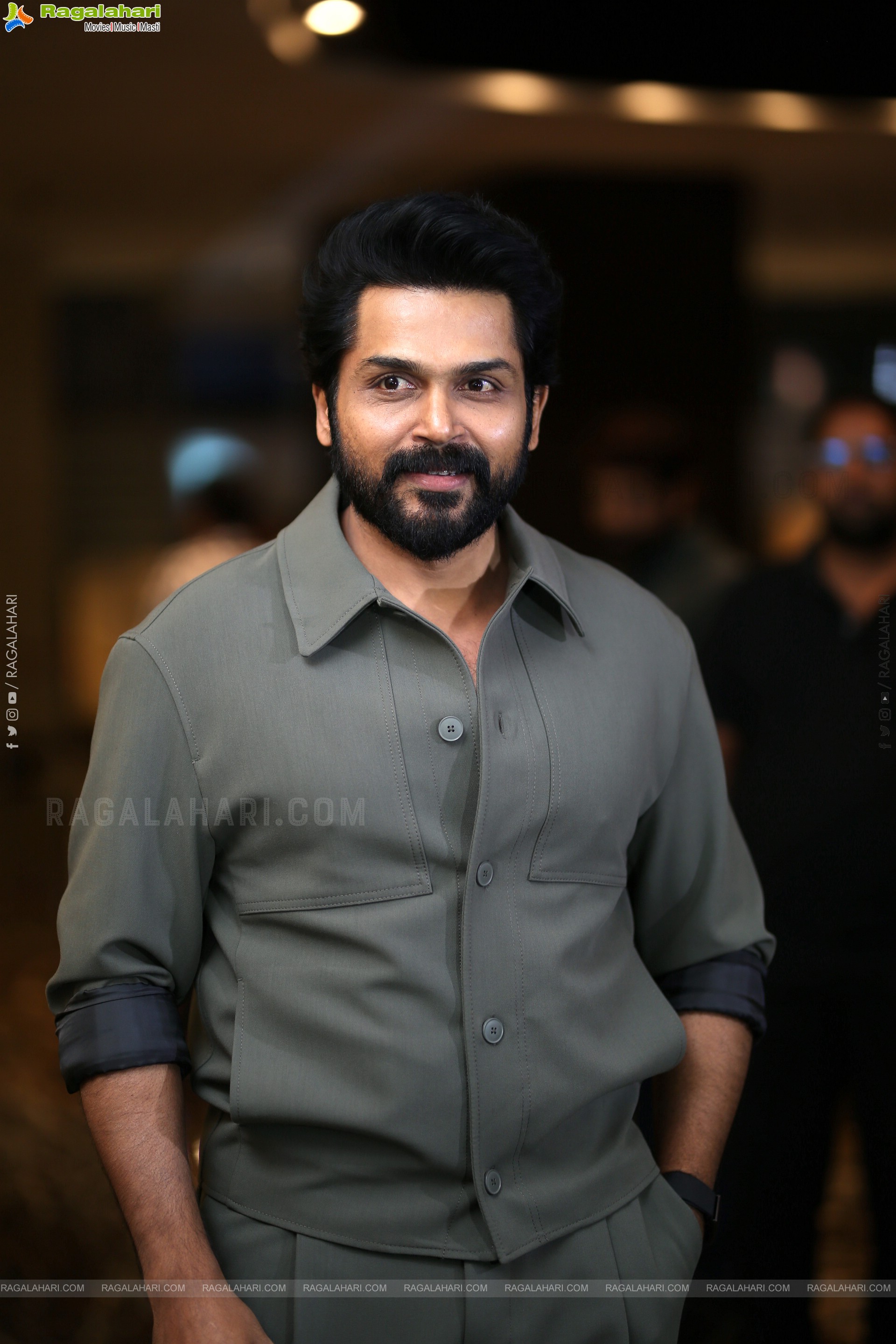 Karthi at Annagaru Vostaru Movie Pre Release Event, HD Gallery