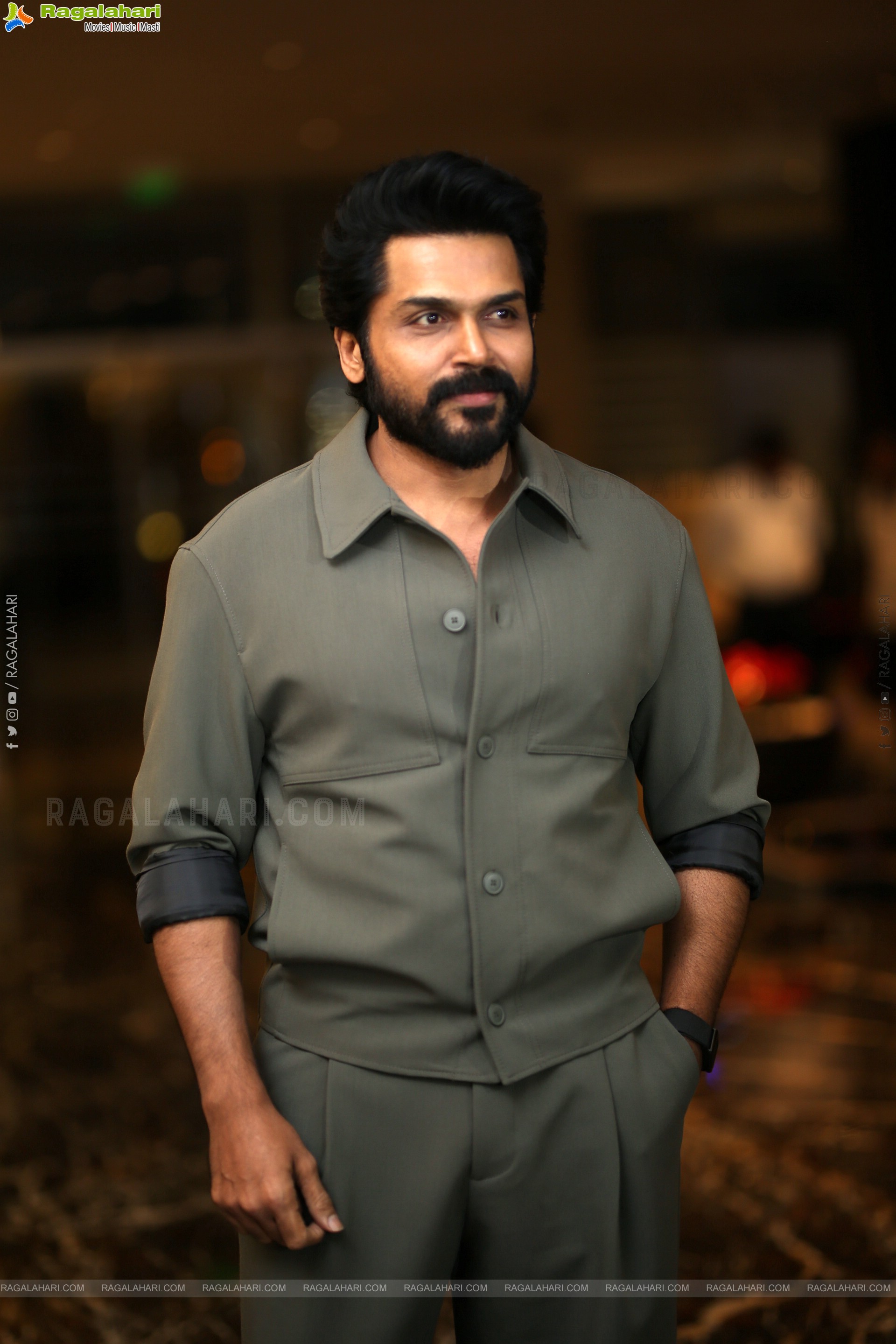 Karthi at Annagaru Vostaru Movie Pre Release Event, HD Gallery