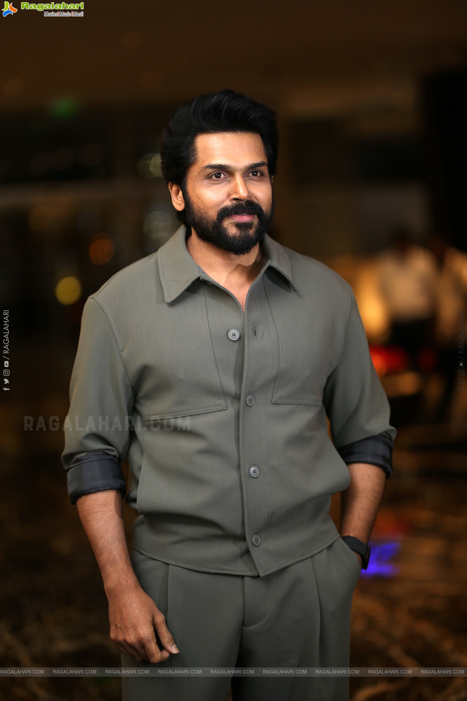 Karthi at Annagaru Vostaru Movie Pre Release Event, HD Gallery