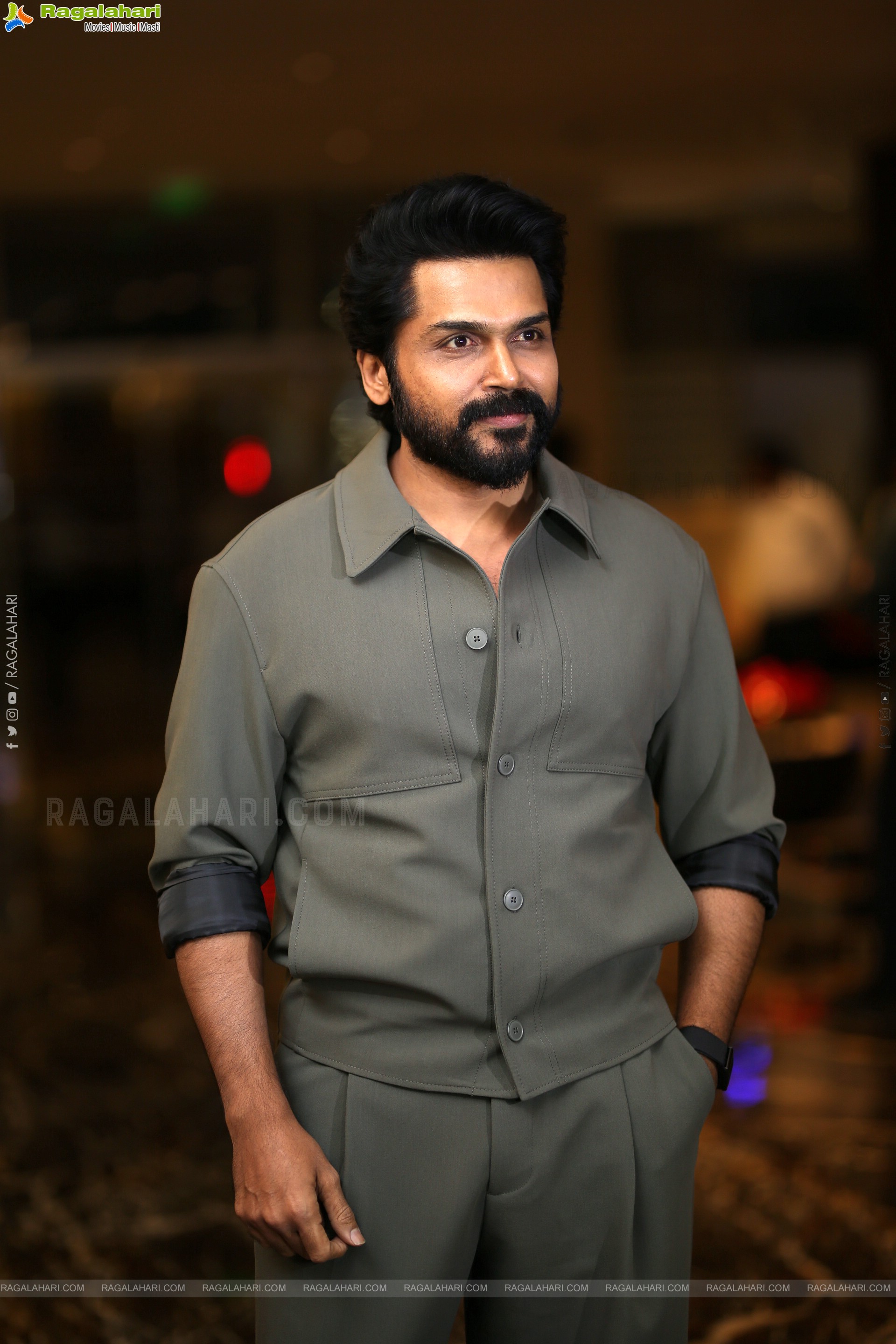 Karthi at Annagaru Vostaru Movie Pre Release Event, HD Gallery