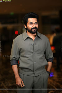 Karthi at Annagaru Vostaru Movie Pre Release Event