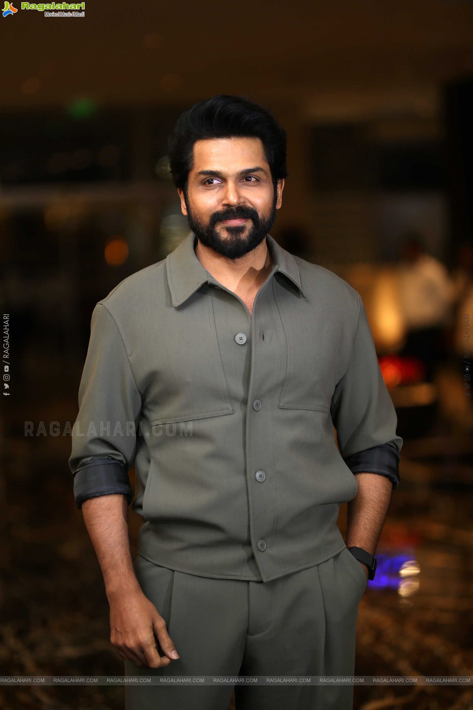 Karthi at Annagaru Vostaru Movie Pre Release Event, HD Gallery
