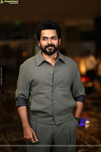 Karthi at Annagaru Vostaru Movie Pre Release Event